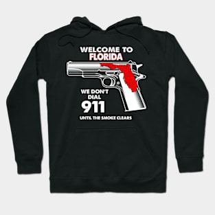 Welcome To Florida 2nd Amendment Funny Gun Lover Owner Hoodie